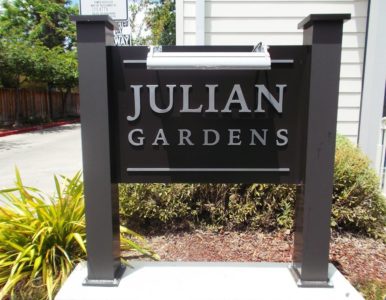 Julian Gardens Sign