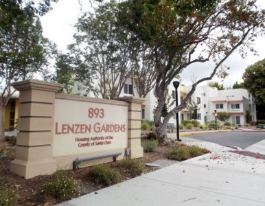 Lenzen Gardens Sign